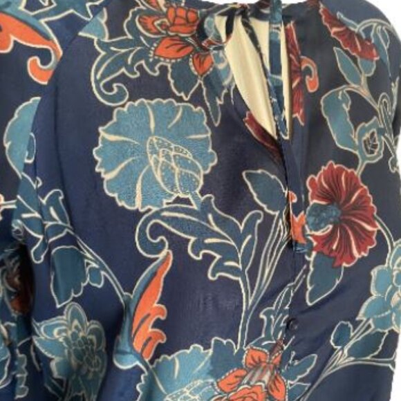 GAP Blue Floral Shift Dress sz S - Picture 8 of 10